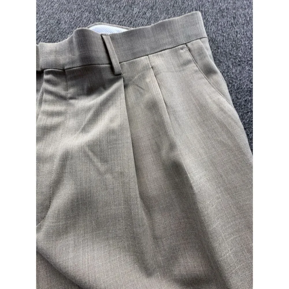 Ralph‎ Lauren Pants Mens 38Wx32L Dark Beige Khakis Pleated Front Cuffed Pockets